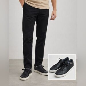 Common Projects Achilles Low Black Leather Sneakers EU 42 US 9 Made Italy